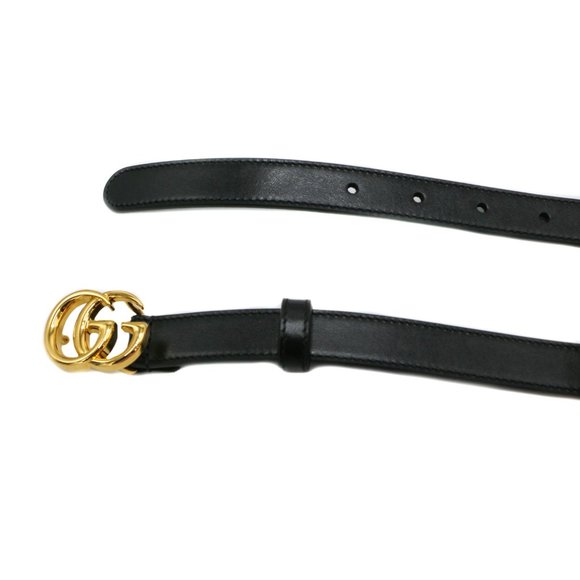 13077 - Gucci GG Marmont leather belt with shiny buckle 069417 85 34 main image 6